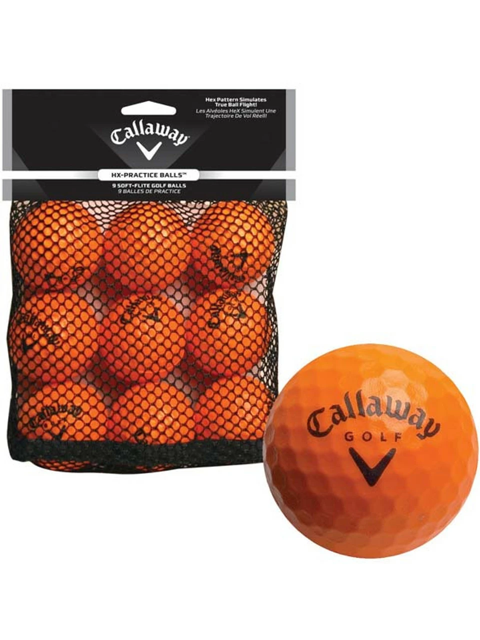 Callaway HX Practice Balls 9 Pack Orange Callaway HX Practice Balls 9 Pack Orange -Clicgear shop a cg20prac20ball209p20or 1 00813.1667490512