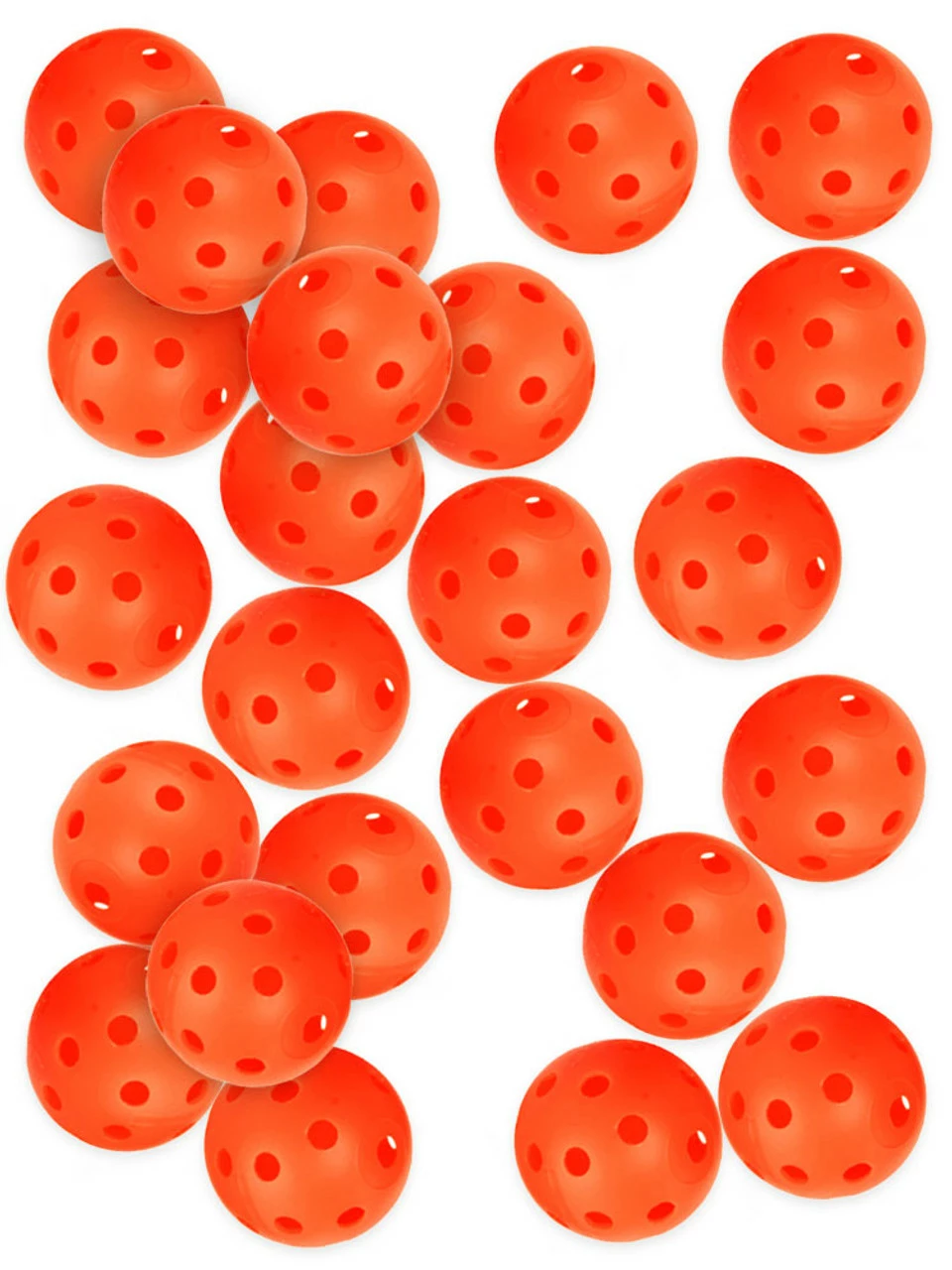 PGA Tour Airflow Practice Balls 24 Pack - Orange 1 PGA Tour Airflow Practice Balls 24 Pack - Orange
