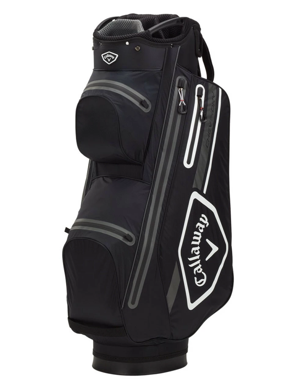 Callaway Chev Dry 14 Cart Bag - Black/White/Charcoal Callaway Chev Dry 14 Cart Bag - Black/White/Charcoal -Clicgear shop bag cart20chev20dry2014202220blk wht char 1 28516.1667494532