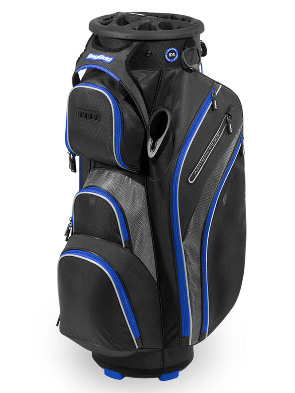 Bag Boy Revolver XP Cart Bag - Black/Charcoal/Royal 1 Bag Boy Revolver XP Cart Bag - Black/Charcoal/Royal