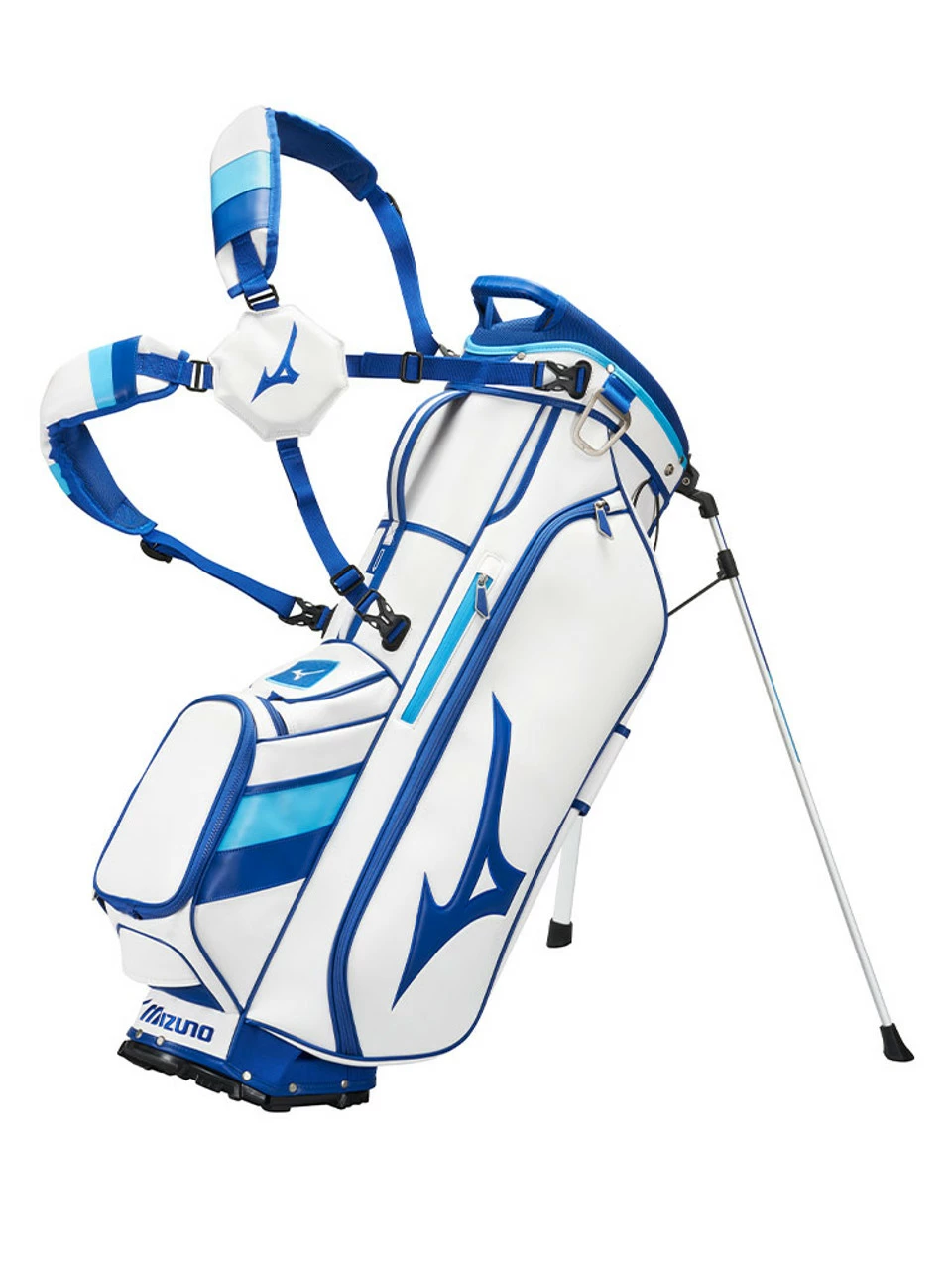 Mizuno Tour 23 Stand Bag Mizuno Tour 23 Stand Bag -Clicgear shop bag stand20miz20tour2023 whi blue 1 16626.1677576204