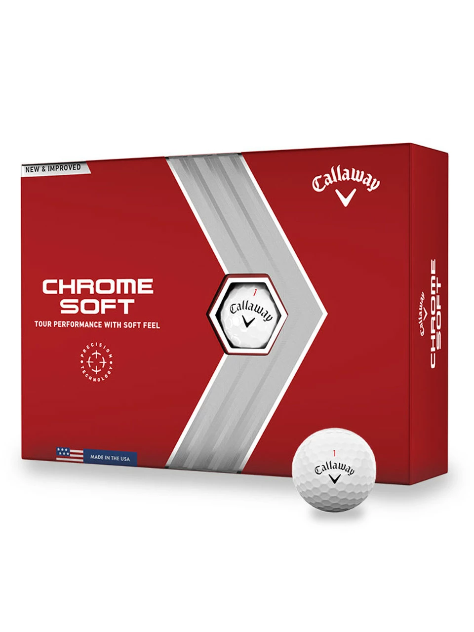 Callaway Chrome Soft Golf Balls - 1 Dozen White 2022 Callaway Chrome Soft Golf Balls - 1 Dozen White 2022 -Clicgear shop ball chr20soft202220dz20whi 1 37538.1667488987
