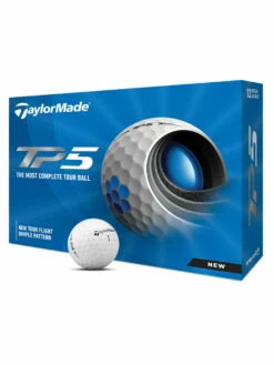 TaylorMade TP5 Golf Balls - 1 Dozen White
