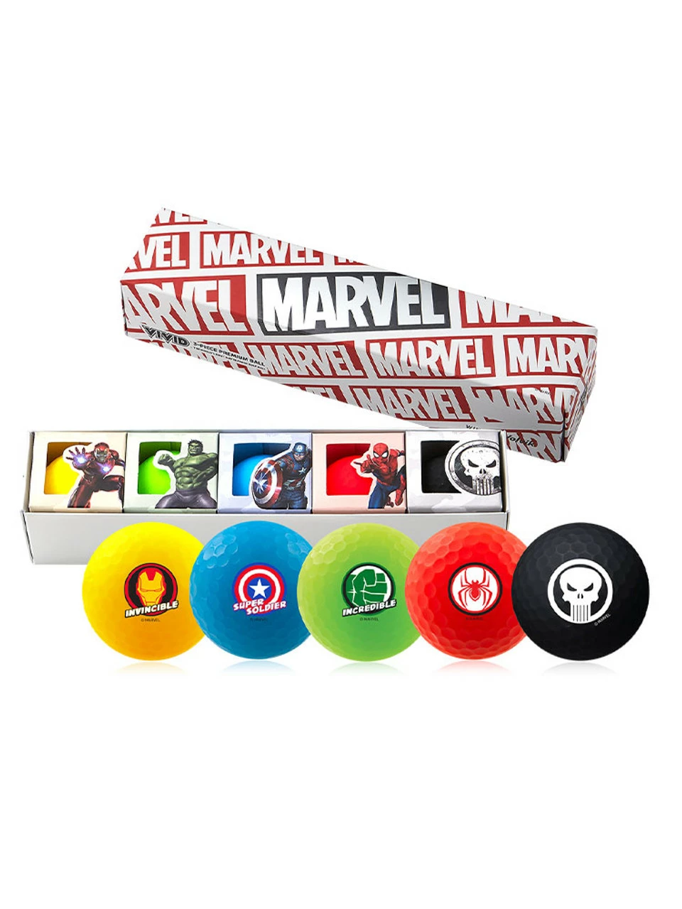 Marvel 2.0 Golf Balls - 5 Pack Multi 1 Marvel 2.0 Golf Balls - 5 Pack Multi