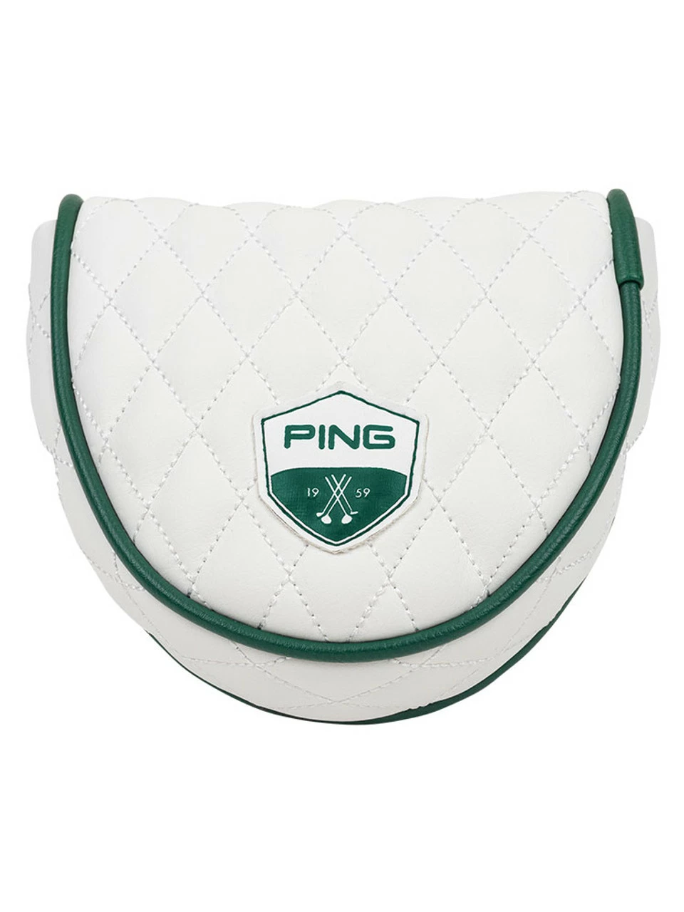 Ping Heritage Mallet Putter Cover - White/Green Ping Heritage Mallet Putter Cover - White/Green -Clicgear shop cov ping20heritage20mallet20wht grn 1 17516.1667495458