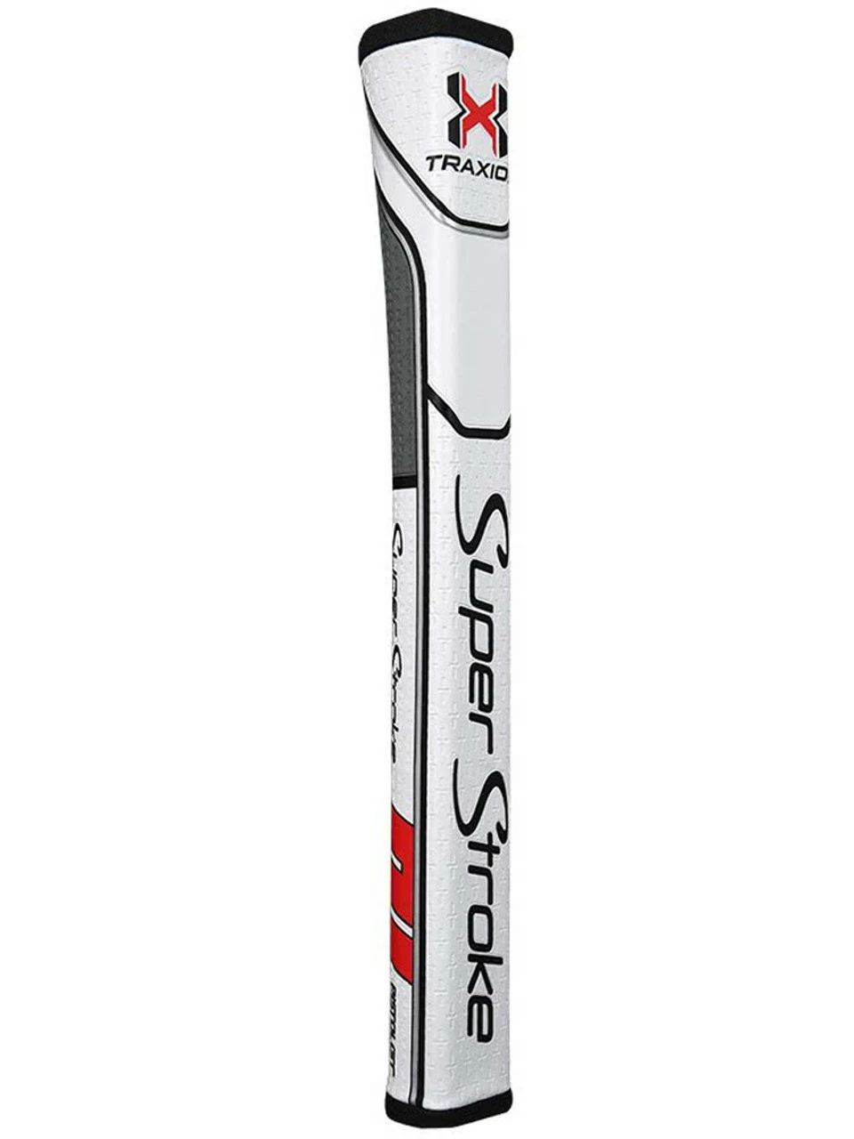 Superstroke Traxion Pistol GT 2.0 White Red Grey Superstroke Traxion Pistol GT 2.0 White Red Grey -Clicgear shop grip ss20trax20pist20gt202.020wht rd gry 1 59506.1667490114