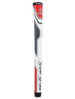SuperStroke Traxion Round Grip Standard - White/Red/Grey