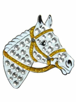 Navika Swarovski Crystal Horsehead Marker