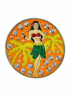 Navika Swarovski Crystal Hula Girl Marker