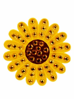 Navika Swarovski Crystal Sunflower Yellow Marker