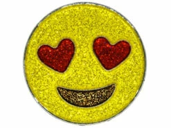 Navika Glitzy Emoji Love Ball Marker