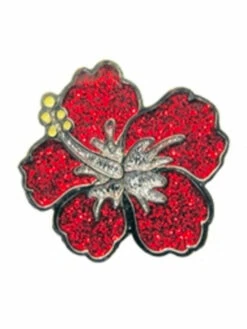 Navika Glitzy Hibiscus Ball Marker