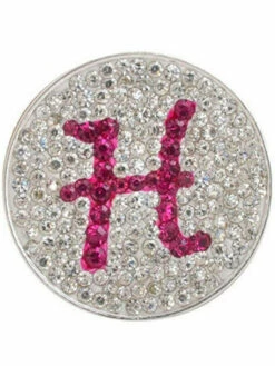 Navika Micro Pave Crystal Initial H Marker