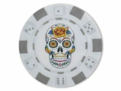 Stonehaven Magnetic Poker Chip Ball Marker White Skull