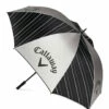 Callaway UV Umbrella - Black/Silver/White