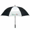 GustBuster Pro Series Gold Umbrella 62 Inch Black/White