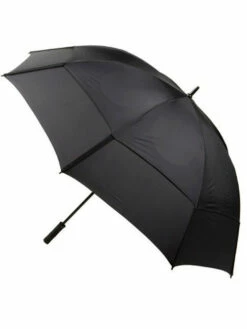 GustBuster Pro Series Gold Umbrella 68 Inch Black