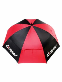 Clicgear Double Canopy 68 Inch Umbrella Black/Red